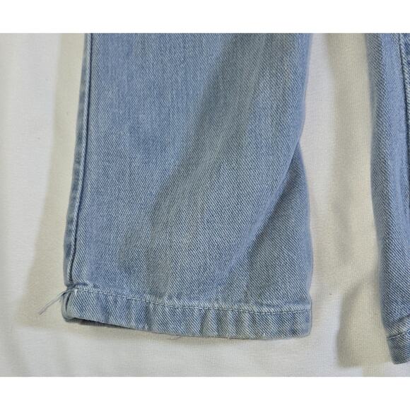 Vintage Playtown Denim Jumpsuit Long Sleeve 1980s Unisex Size 3T Jean Blue - Picture 15 of 16